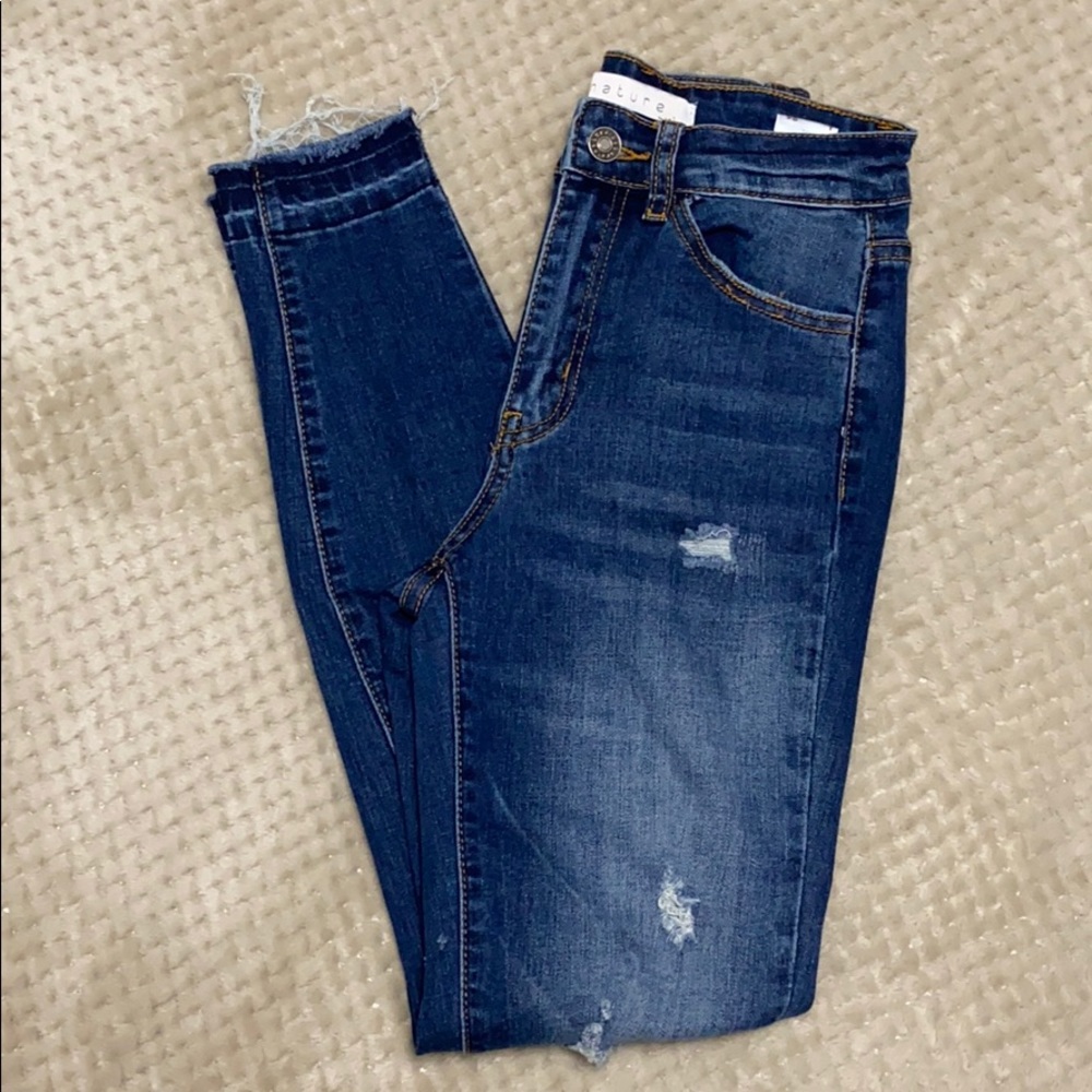 Nature High-Rise Skinny Jeans